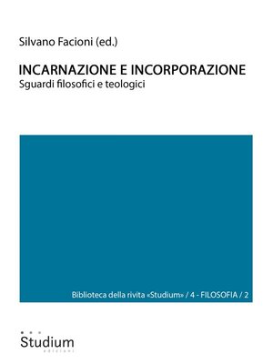 cover image of Incarnazione e incorporazione